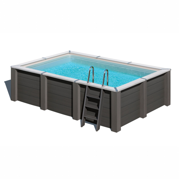 Kit piscine composite rectangulaire 455 x 315 – H 126 cm - GRÉ