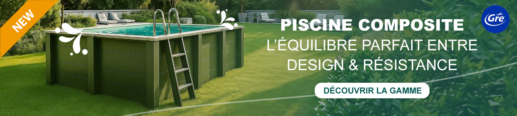 Piscine bois composite