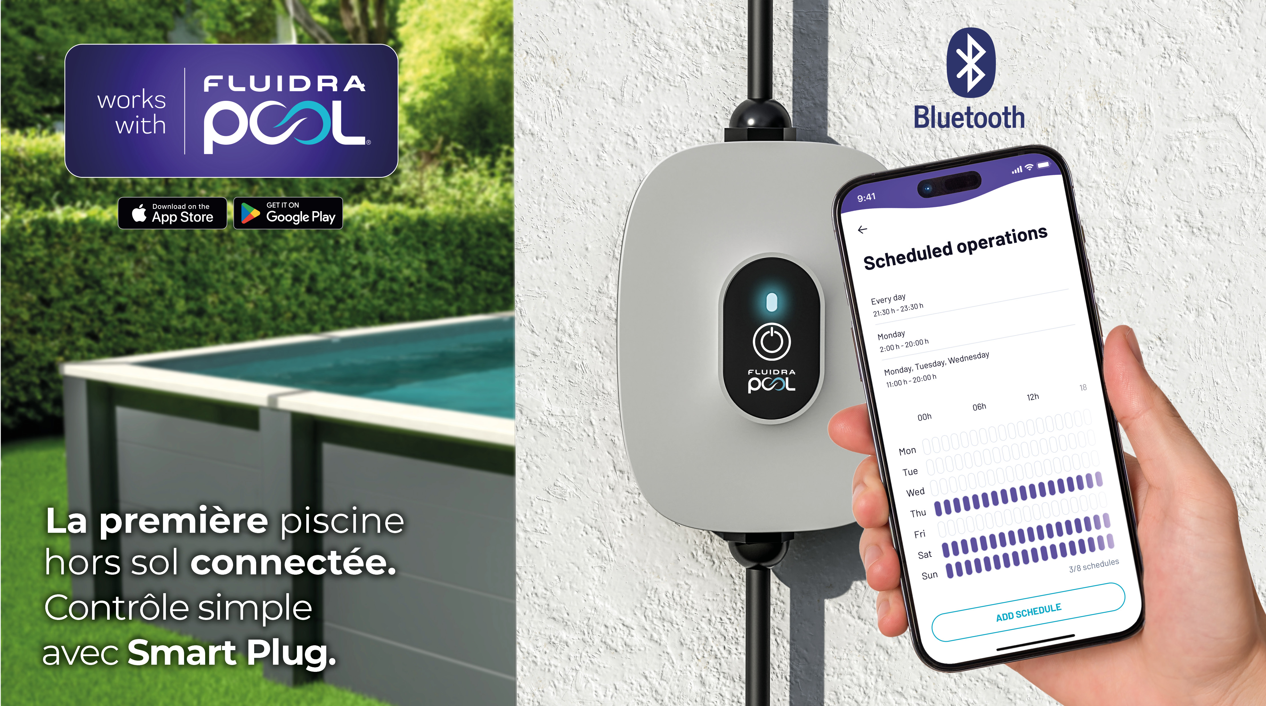 Bassin composite robuste rectangulaire 595 x 315 – H 126 cm - GRÉ