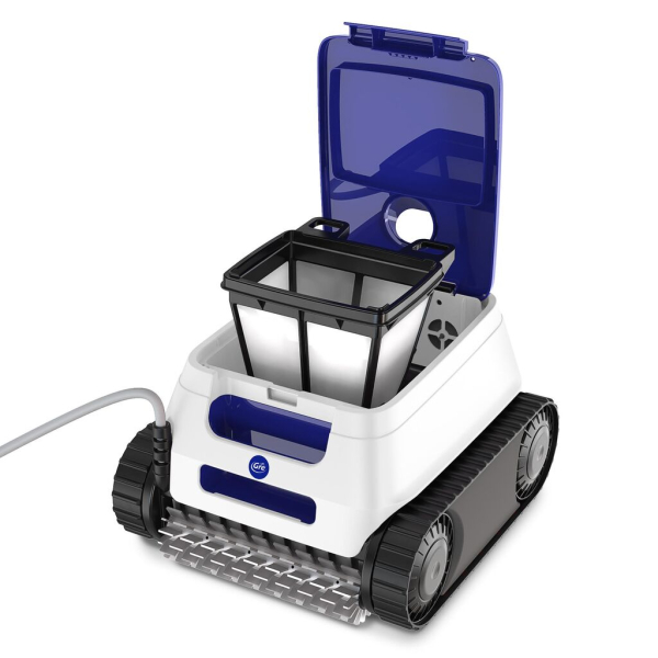 Robot piscine fond parois ligne eau ER 230 pour piscines jusqu'à 9 x 4m - GRE