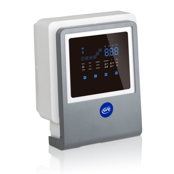 Électrolyseur piscine automatique SWC connecté 21g/h + pH jusqu'à 100 m3 - GRE
