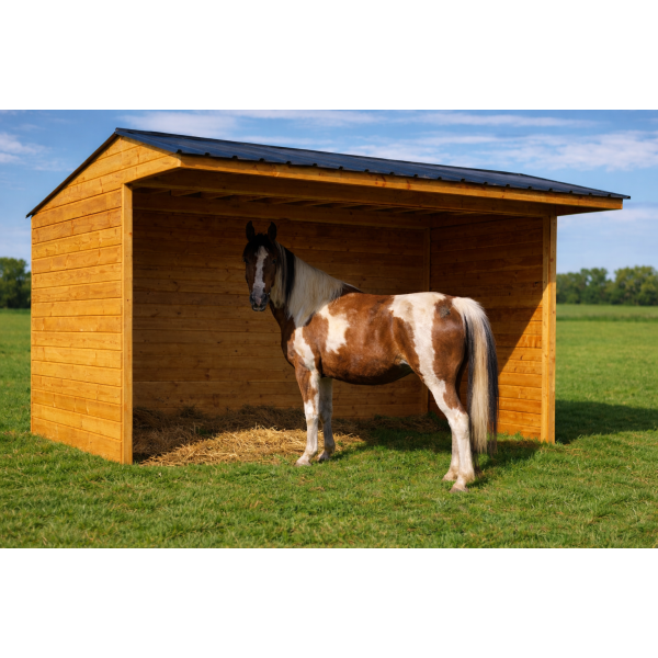 Abri élevage bois autoclave – Grand format 500 x 292 cm