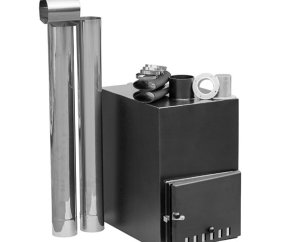 Poêle à bois extérieur en aluminium 35 kW