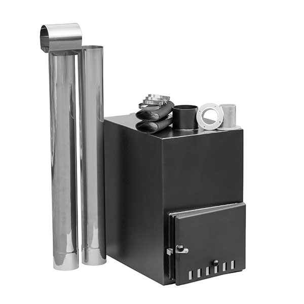 Poêle à bois extérieur en aluminium 35 kW