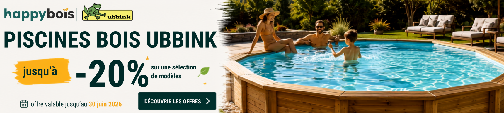 Piscine bois Ubbink