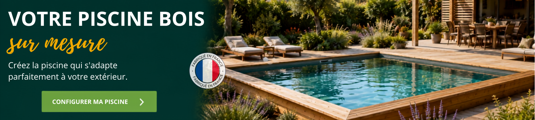 Votre piscine bois sur mesure