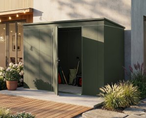 Abri Jardin Métal Gary 287 x 187 cm Vert | Acier 0,7mm
