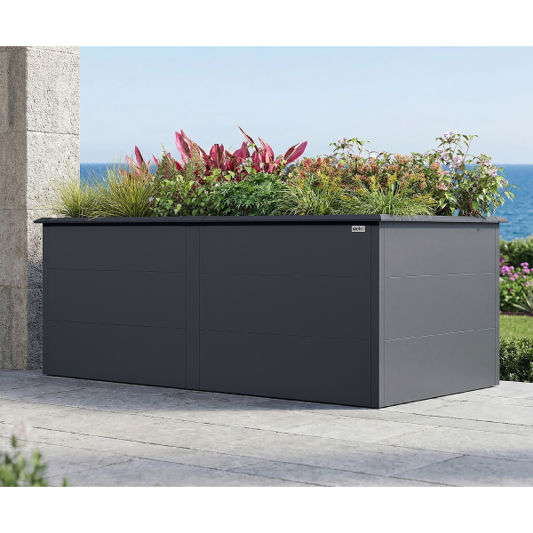 Jardinère surélevé Métal GARY Anthracite |  200x100 cm