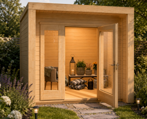 Abri de jardin en bois 263 | 4,3 à 7,1 m² | 3 coloris | 28 mm d'épaisseur